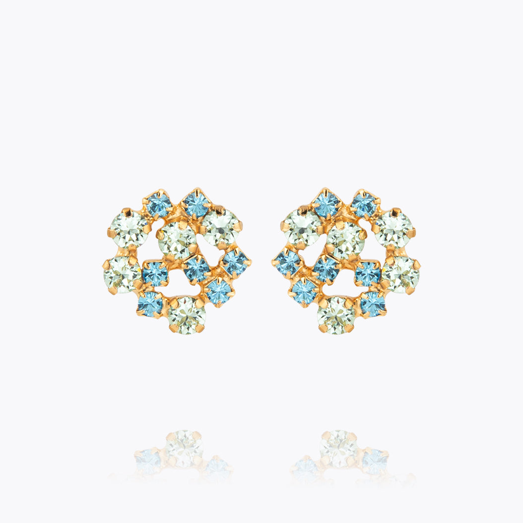 Kassandra Blue Crystal Drop Earrings for Women – Elegant Statement Jewelry for Parties, Weddings & Special Occasions