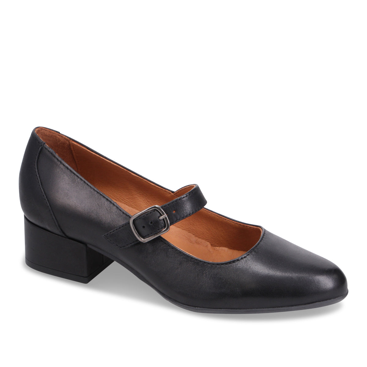 Robyn Heeled Mary Jane Shoes for Women - Classic Comfortable Pumps with Buckle Strap - Perfect for Office, Wedding, and Party Occasions