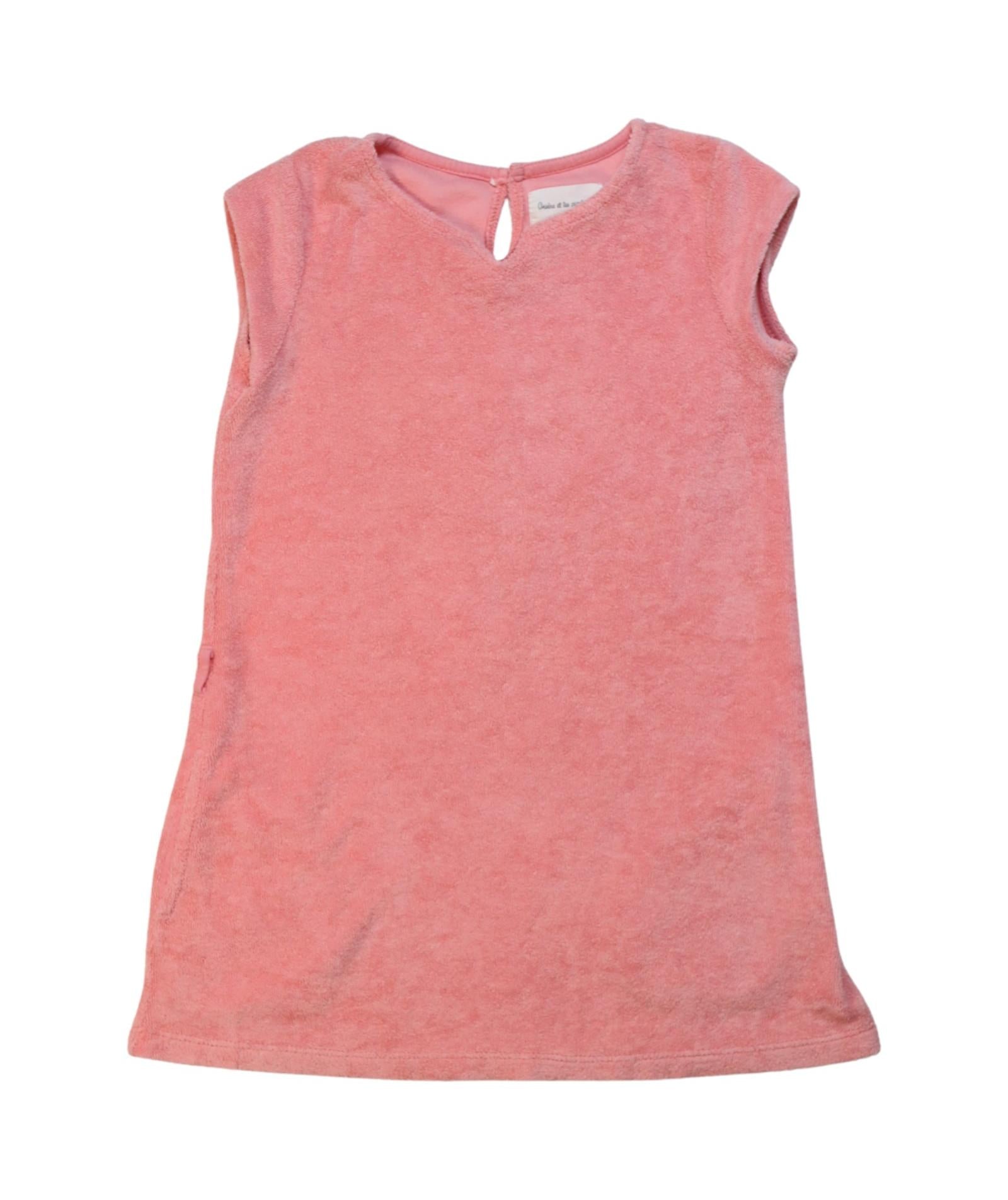 Arsène et les Pipelettes Girls' Sleeveless Summer Dress 4T - Perfect for Beach Outings, Birthday Parties & Casual Playdates