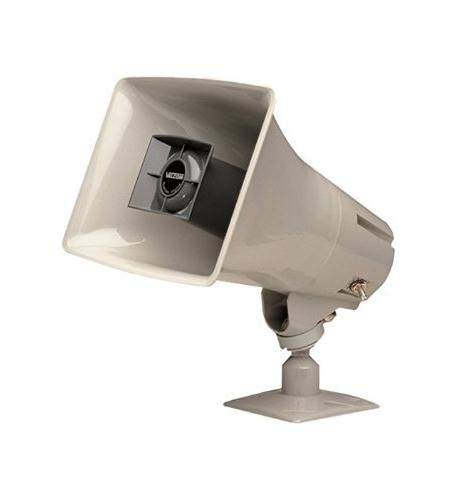 15Watt 1-Way Paging Horn Speaker - VC-V1036C Gray - Loud & Clear Audio for Schools, Warehouses & Emergency Alarms