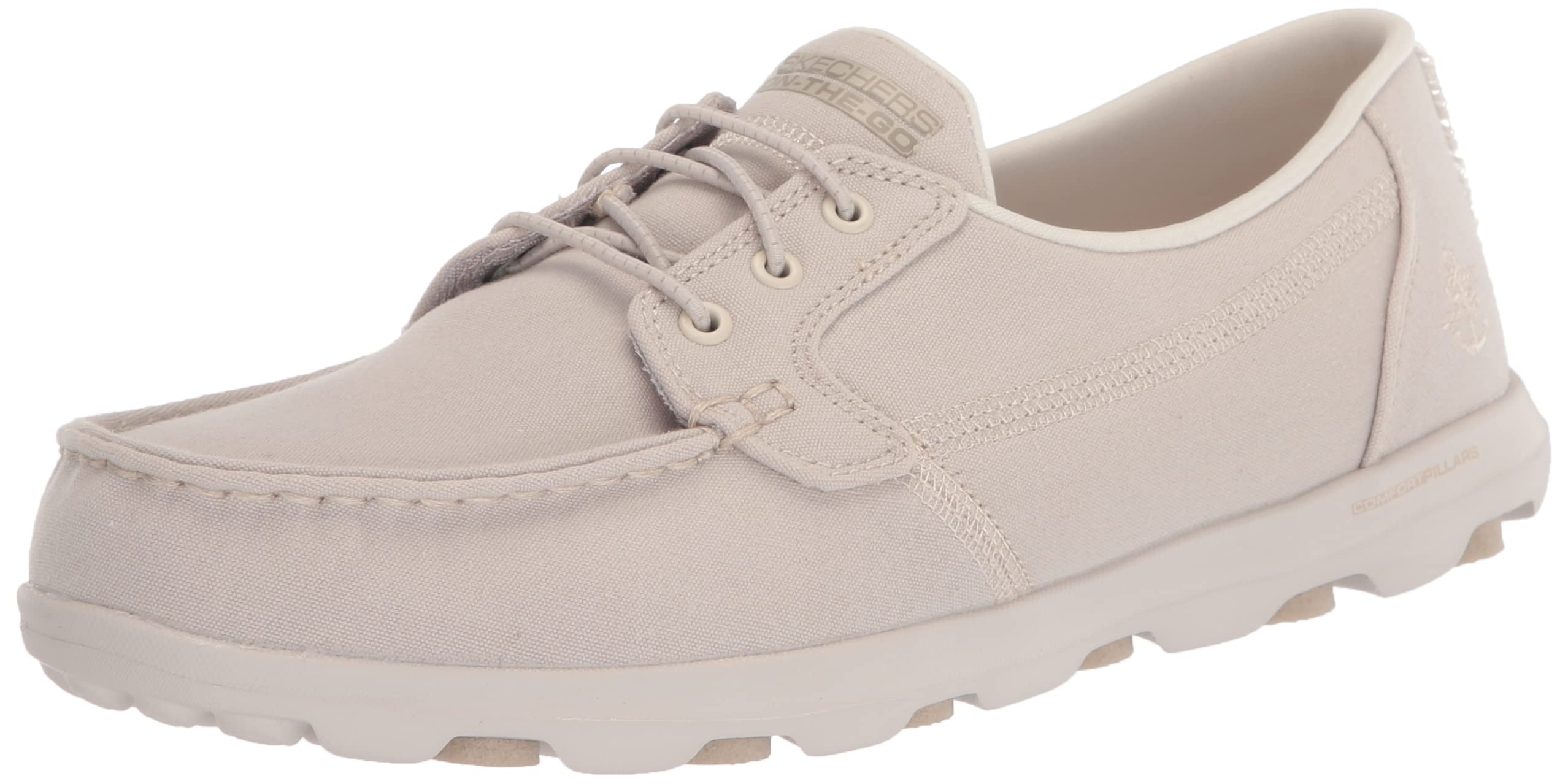 Skechers Men's On-The-Go 2.0 Bungee Slip-On Boat Shoes - Comfortable Casual Loafers for Walking, Travel & Outdoor Activities