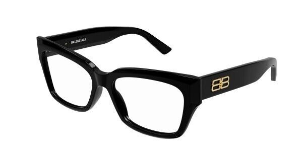 Balenciaga BB0274O 001 Black Cat Eye Women's Eyeglasses - Stylish Designer Frames for Women, UV Protection, Lightweight & Comfortable - Perfect for Work, Party & Everyday Wear