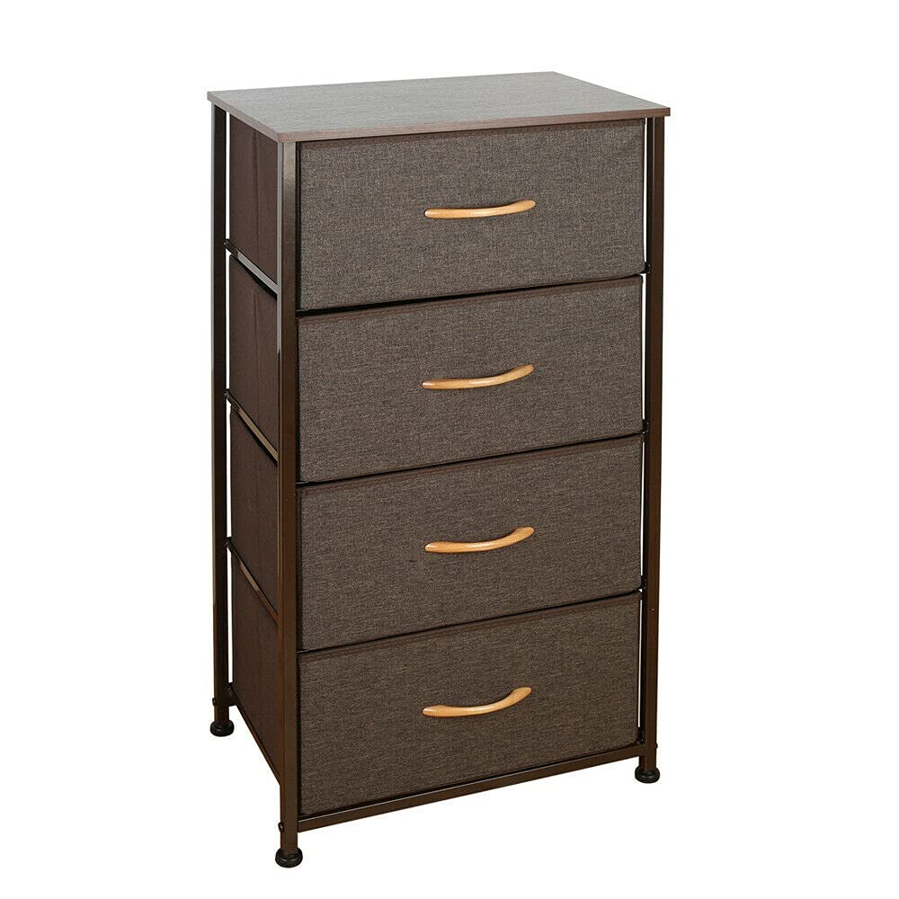 GXP 4-Drawer Fabric Dresser Storage Tower - Closet Organizer for Bedroom, Nursery, or Dorm - Perfect for Clothes, Toys & Accessories Storage