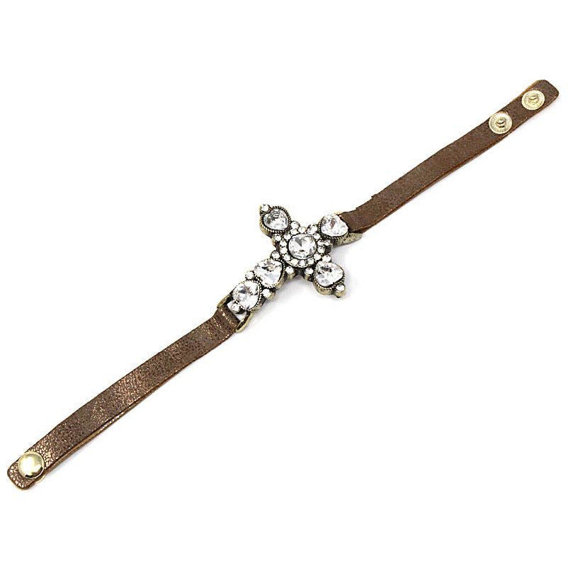 Genuine Leather Bracelet for Men & Women - Handmade Adjustable Leather Wristband - Perfect for Casual Wear, Gifts & Boho Fashion Accessories