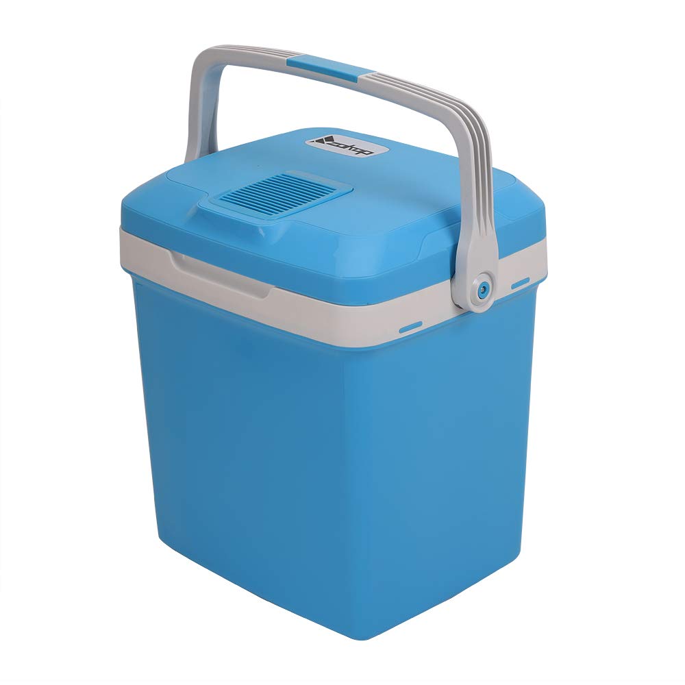 GUOXY 26L Portable Electric Cooler and Warmer - 12V/110V Dual Power Thermoelectric Mini Fridge for Car, Home, Office, Camping & Travel