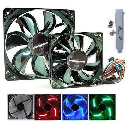 Blue Gears B Flexi80 80x80x25mm High-Performance Cooling Fan BG01107 - Perfect for PC Cooling, Gaming Rigs & Electronic Devices
