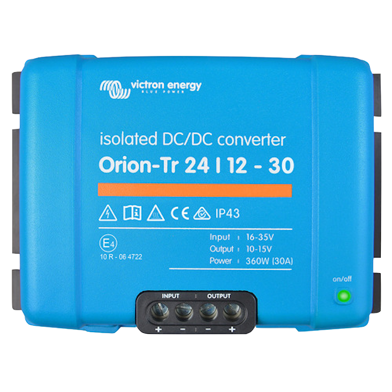 Orion Tr Isolated 24V/12V 30A 360W Power Supply Converter - Perfect for RVs, Boats, Solar Systems & Off-Grid Power Applications
