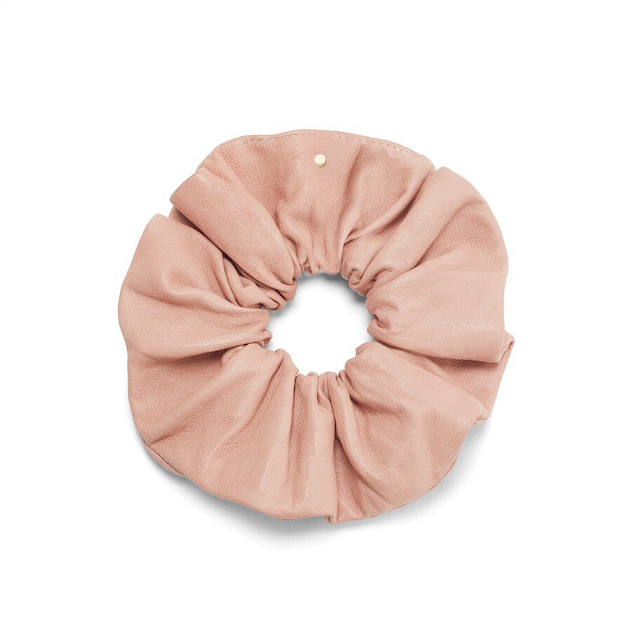 Premium Leather Scrunchie Hair Tie - Soft & Durable Hair Accessories for Women & Girls - Perfect for Everyday Use, Workouts, and Special Occasions
