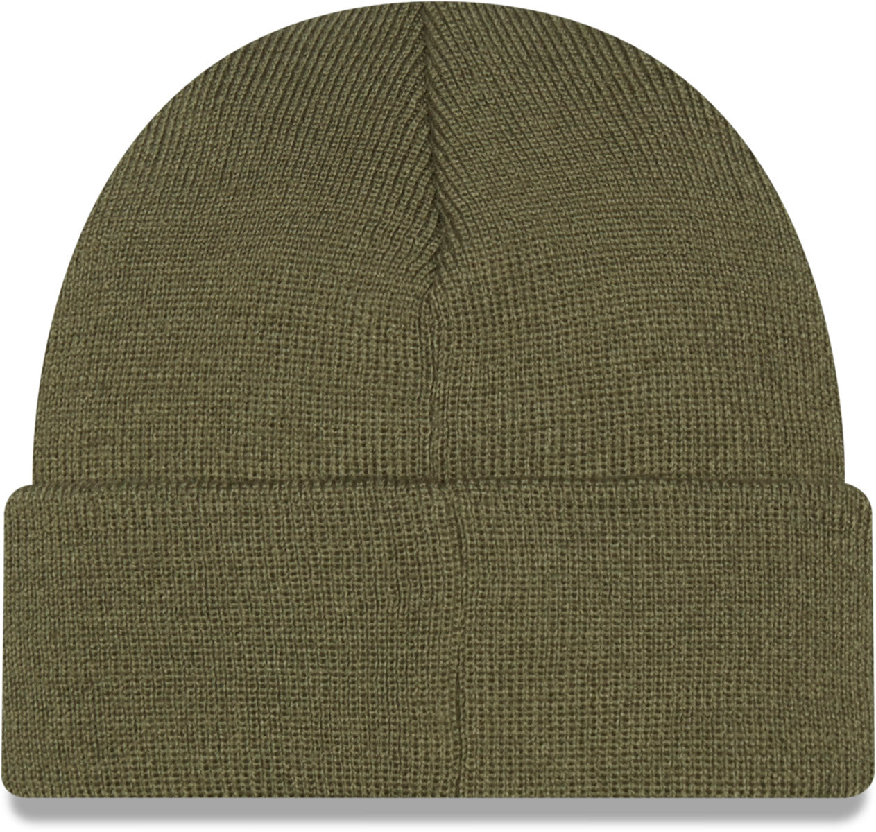 New Era Olive Green Short Cuff Knit Beanie for Men & Women - Winter Warm Fleece Lined Skull Cap - Perfect for Outdoor Activities, Skiing, and Casual Wear
