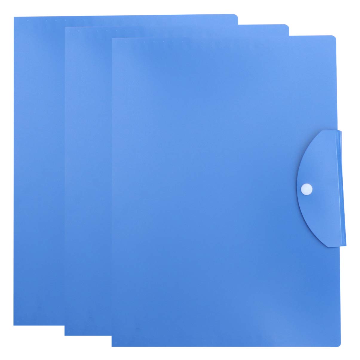 3-Pack File Folders with Pockets - Letter Size Office File Organizer for Documents, Papers, Receipts - Perfect for Home, Office, School Organization & Storage