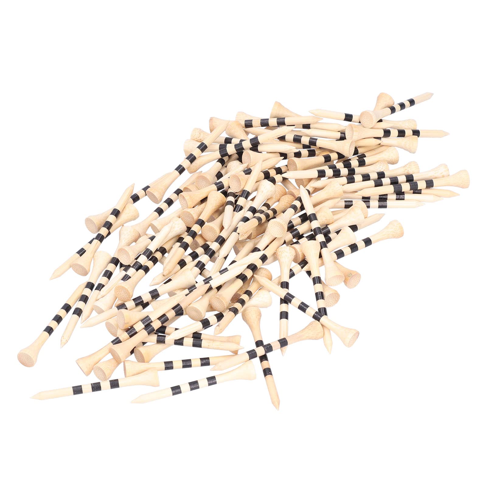 Premium Bamboo Golf Tees - Durable, Lightweight & Stable for Outdoor Golf Courses - Perfect for Driving Range & Tournament Play