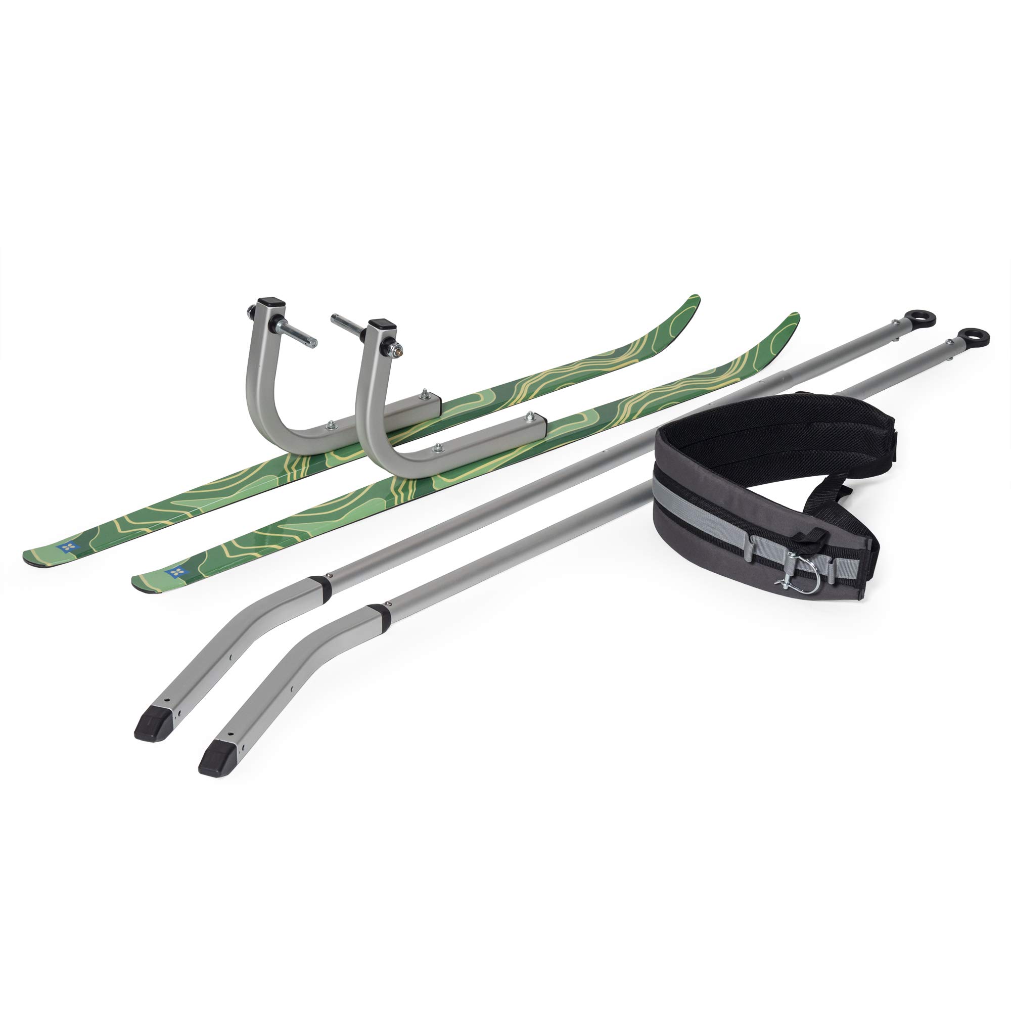 Burley Bike Trailer Ski Kit - Winter Bike Trailer Conversion for Snowy Adventures | All-Terrain Ski Attachment for Snowy Trails, Family Outings & Winter Cycling | Perfect for Cross-Country Skiing, Snowy Commutes & Outdoor Family Fun