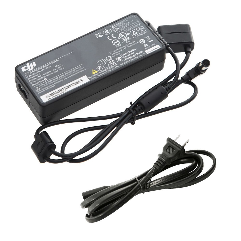 DJI Inspire 1 Power Adapter & Battery Charger for Tb47 Tb48 Batteries with AC Cable - Professional Drone Charging Solution for Aerial Photography & Videography