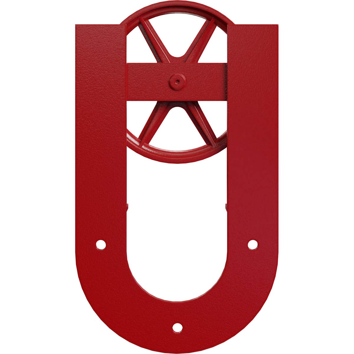 Premium Wagon Wheel Horseshoe Roller Hanger for Barn Doors - 1 3/8