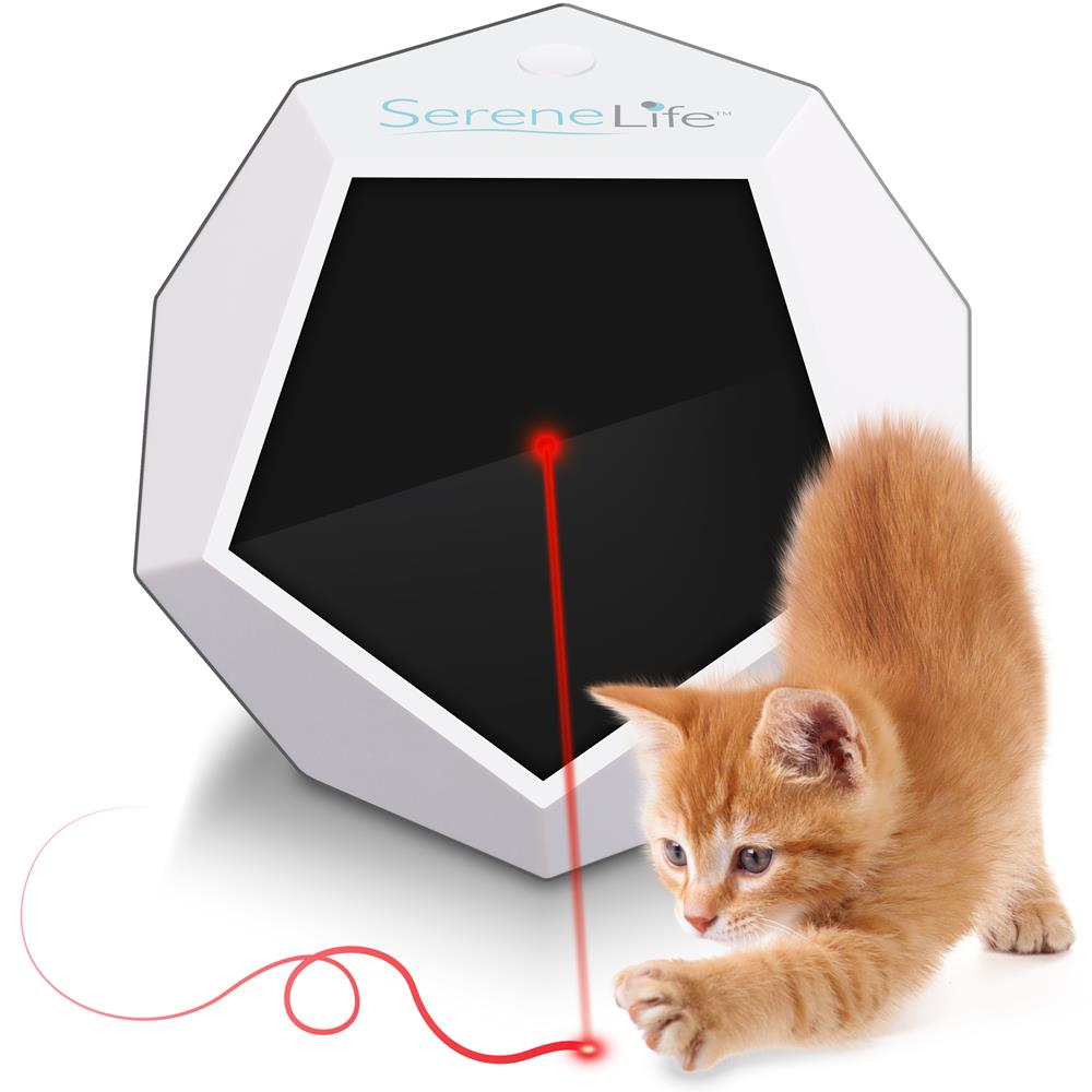 Interactive Smart Laser Pointer Toy for Cats & Dogs - Fun Exercise & Playtime for Indoor Pets