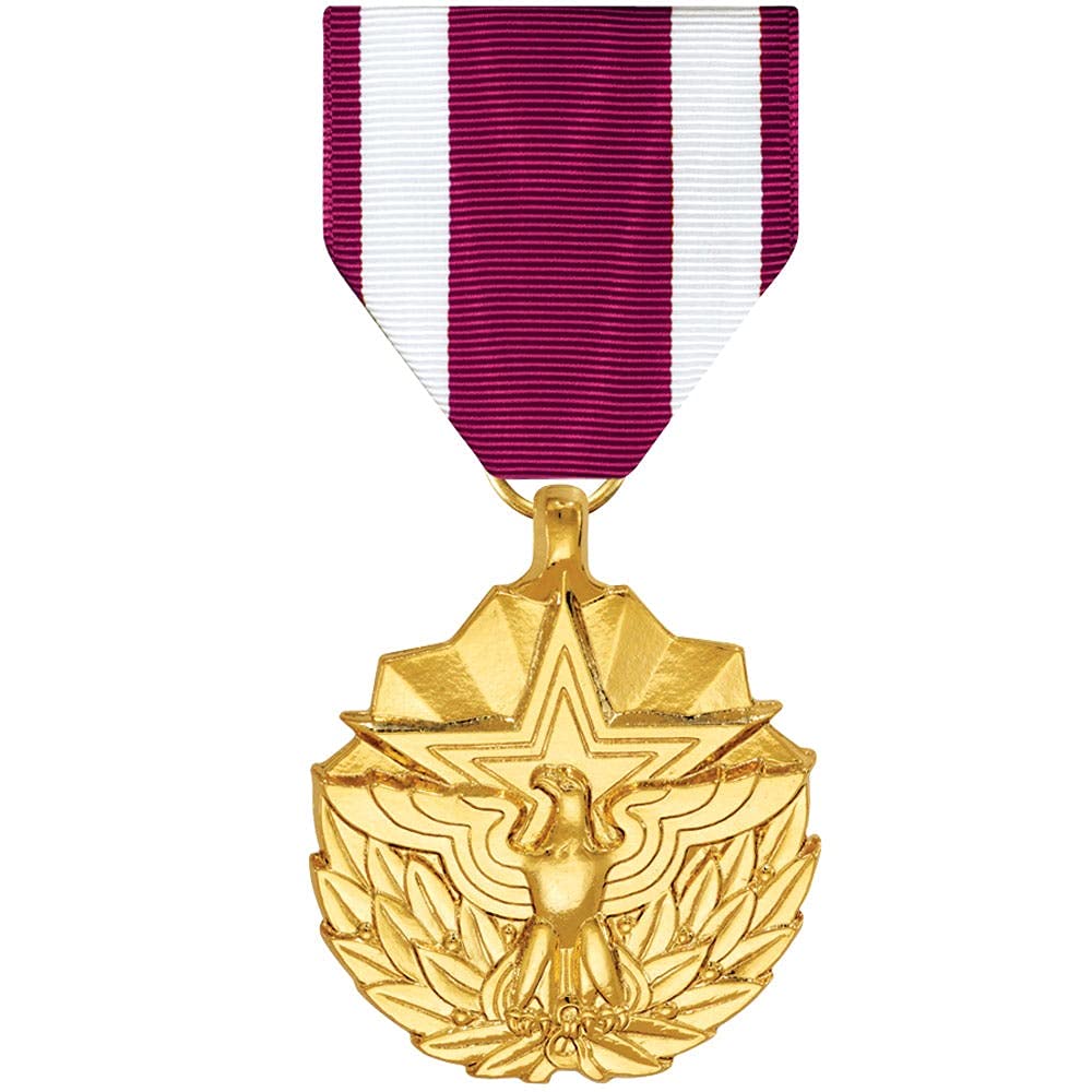 MEDALS OF AMERICA EST. 1976 Meritorious Service Medal (MSM) - Anodized Military Award for Recognition & Honor | Perfect for Veterans Day, Military Ceremonies & Display Cases