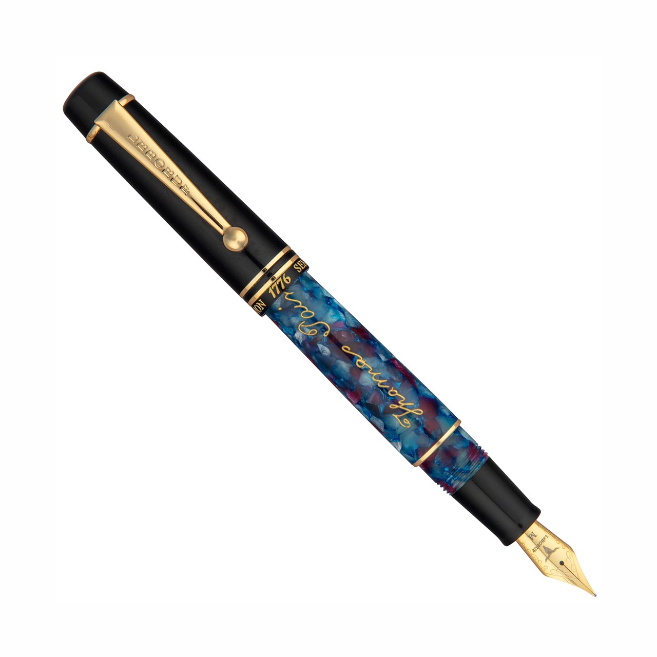 LeBoeuf Thomas Paine Fountain Pen - Premium Handcrafted Writing Instrument for Calligraphy, Journaling & Gifts | Elegant Design for Professionals & Collectors