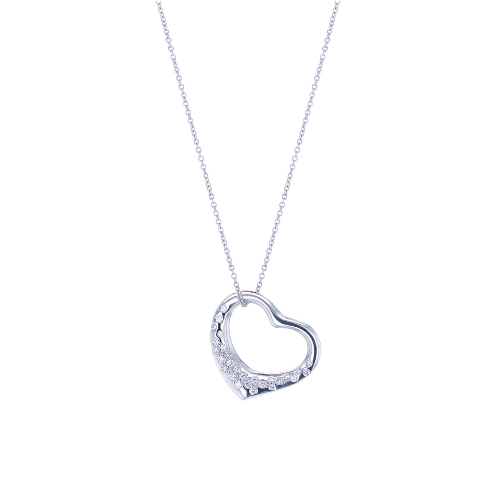 0.30 Carat Diamond Heart Pendant Necklace - 14K Gold Dainty Jewelry Gift for Women - Perfect for Valentine's Day, Anniversary & Romantic Occasions