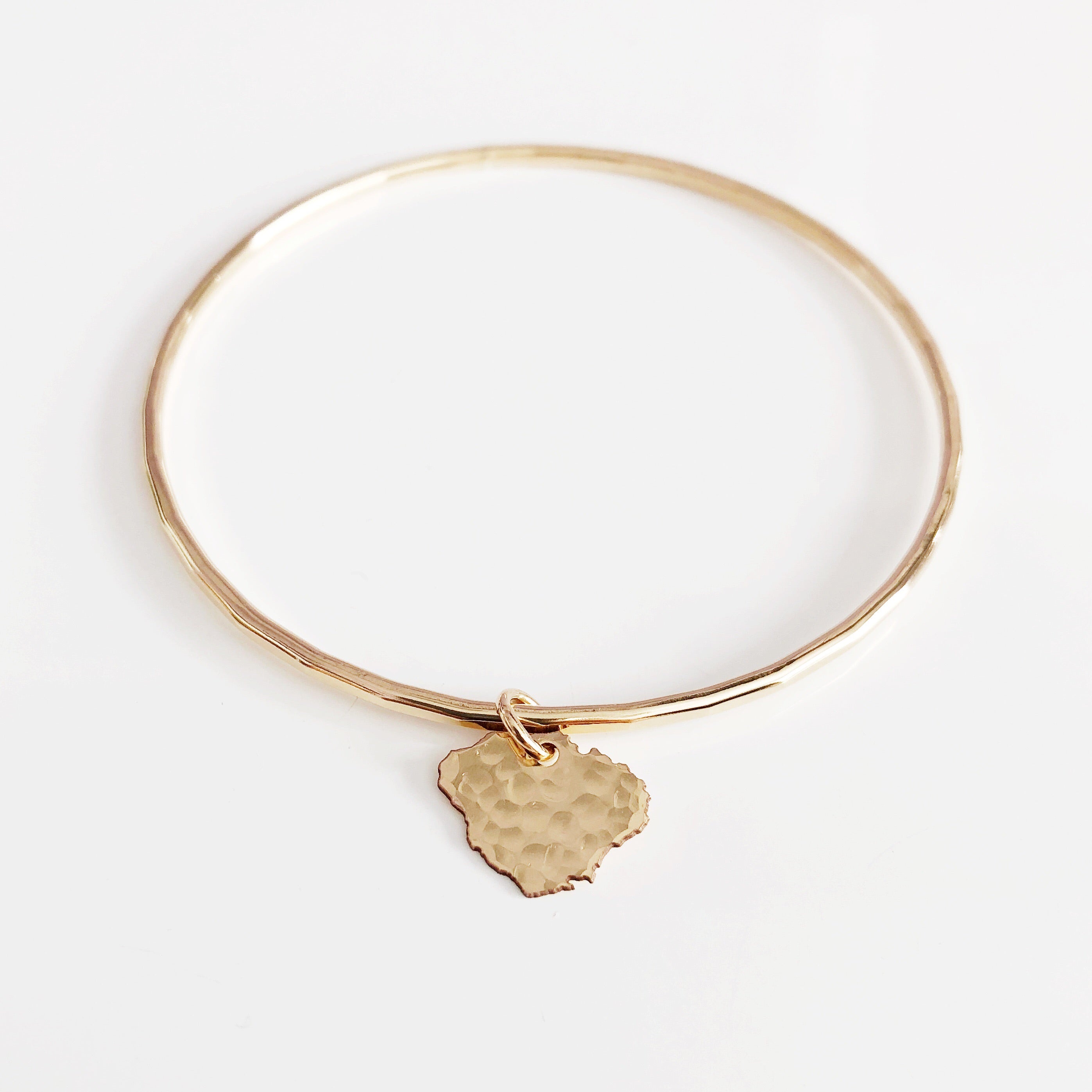 Kauai Charm Bangle Bracelet (B372) - Hawaiian Style Jewelry for Women, Perfect for Beach Vacations, Summer Outfits & Boho Fashion