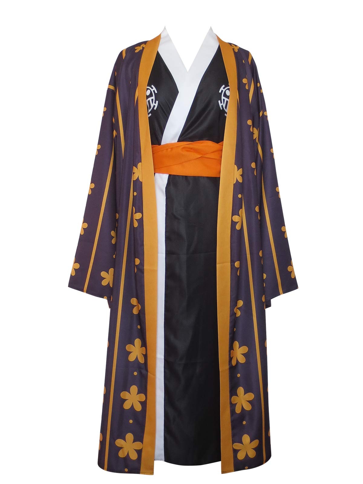 Wano Trafalgar D. Water Law Kimono Cosplay Costume - Anime One Piece Outfit for Halloween, Convention & Cosplay Events