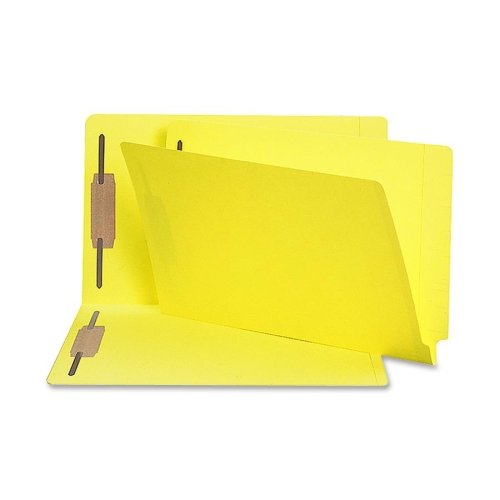 Wholesale Case of 5 - Smead 2-Ply Colored Fastener Folders, 3/4