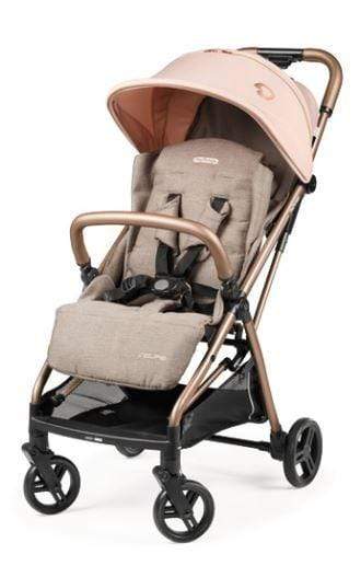 Peg Perego Selfie Stroller - Lightweight Compact Baby Stroller with One-Hand Fold, Adjustable Canopy & Storage Basket | Perfect for Urban Travel, Shopping & Family Outings