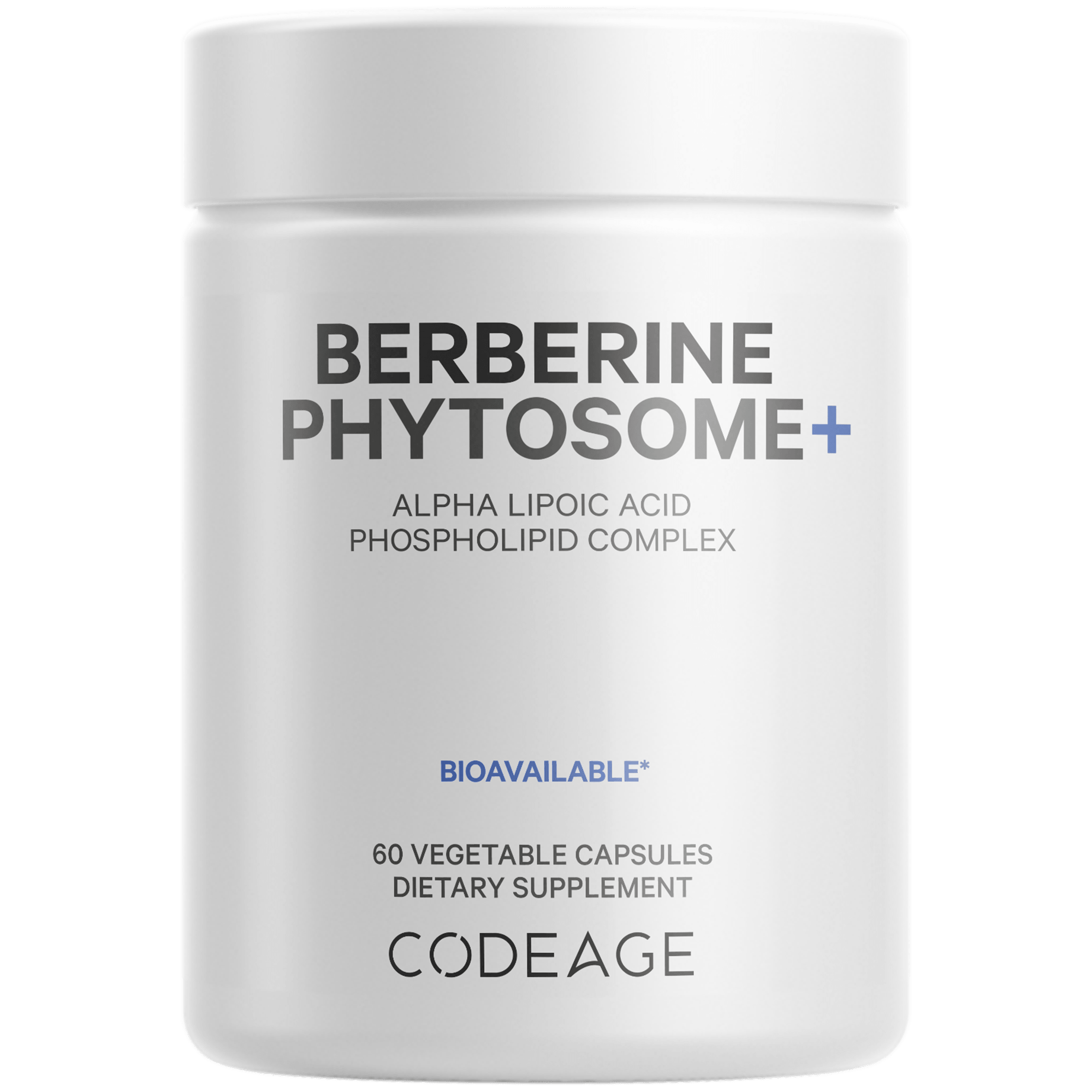 Codeage Berberine Phytosome Supplement - 60 Capsules for Blood Sugar Support & Digestive Health | Natural Glucose Metabolism Aid for Daily Wellness