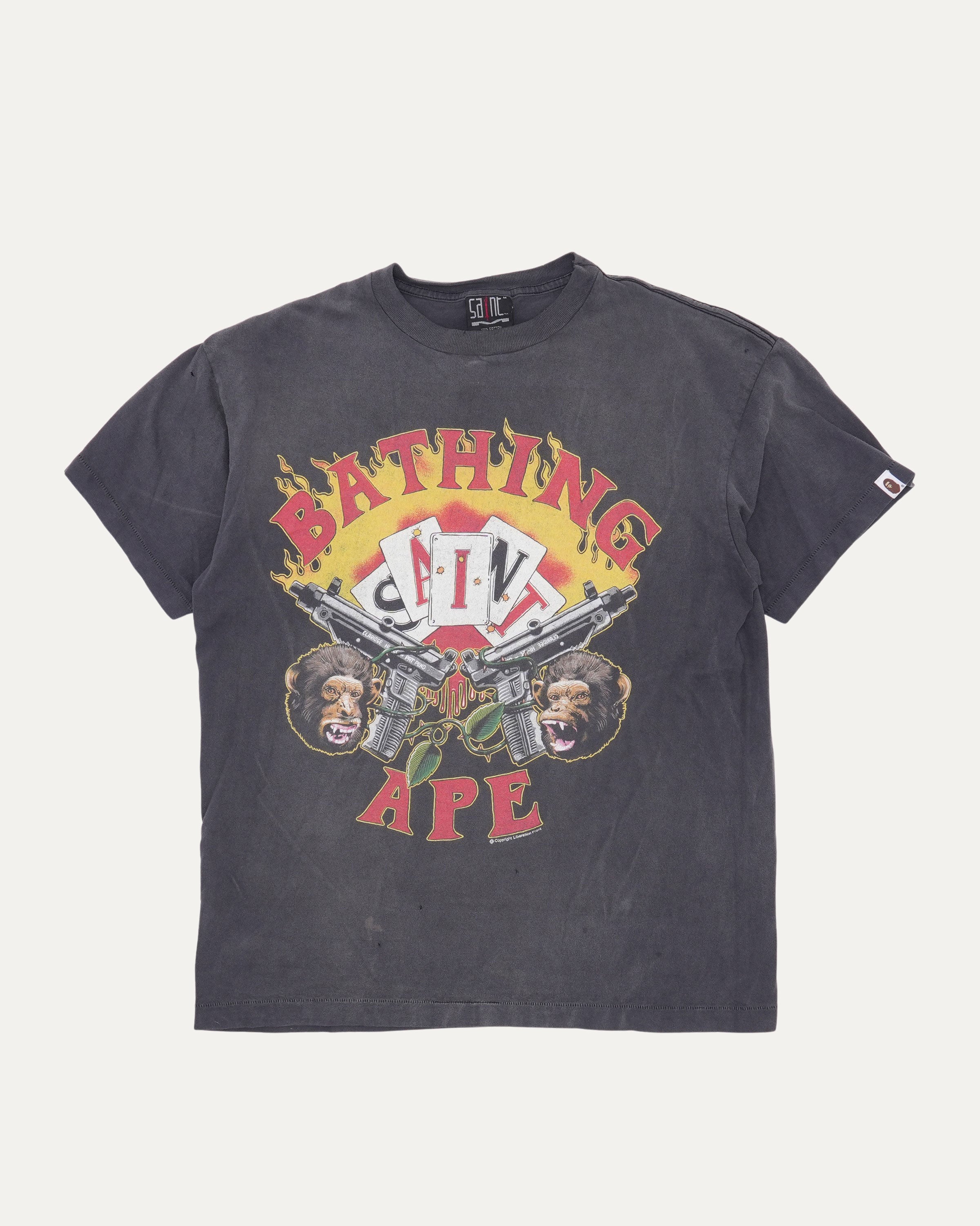 Bape Guns Graphic T-Shirt for Men - Streetwear Fashion Tee with Unique Print | Perfect for Casual Wear, Street Style & Urban Outfits