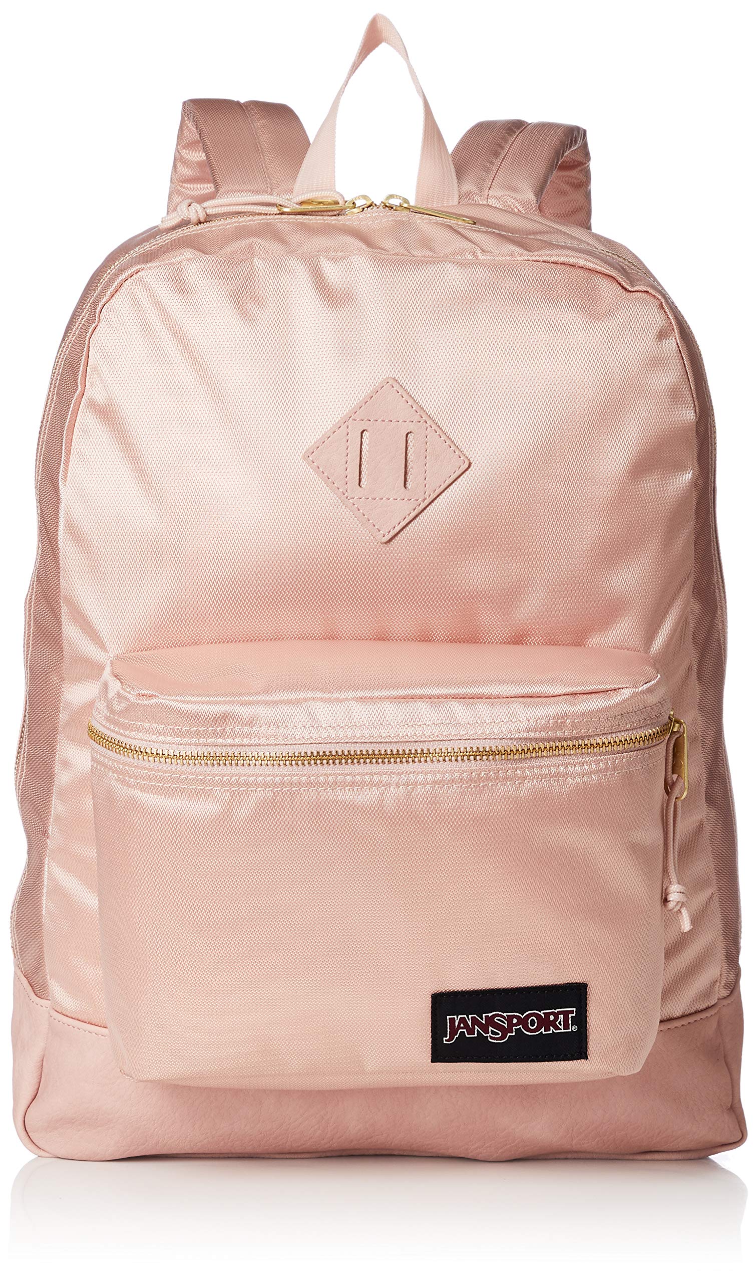 JANSPORT Super FX Mocha Gold Backpack - Durable Laptop Backpack for School, Travel & Work - Water-Resistant College Bookbag with USB Charging Port