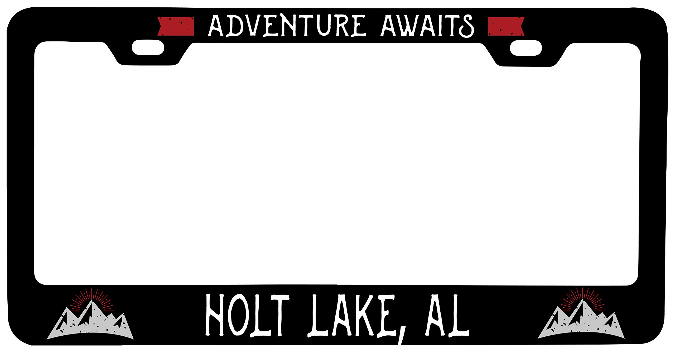 R&R Imports Holt Lake Alabama Vanity Metal License Plate Frame - Durable Car Accessory for Personalization & Style (Ideal for Cars, Trucks & Motorcycles)