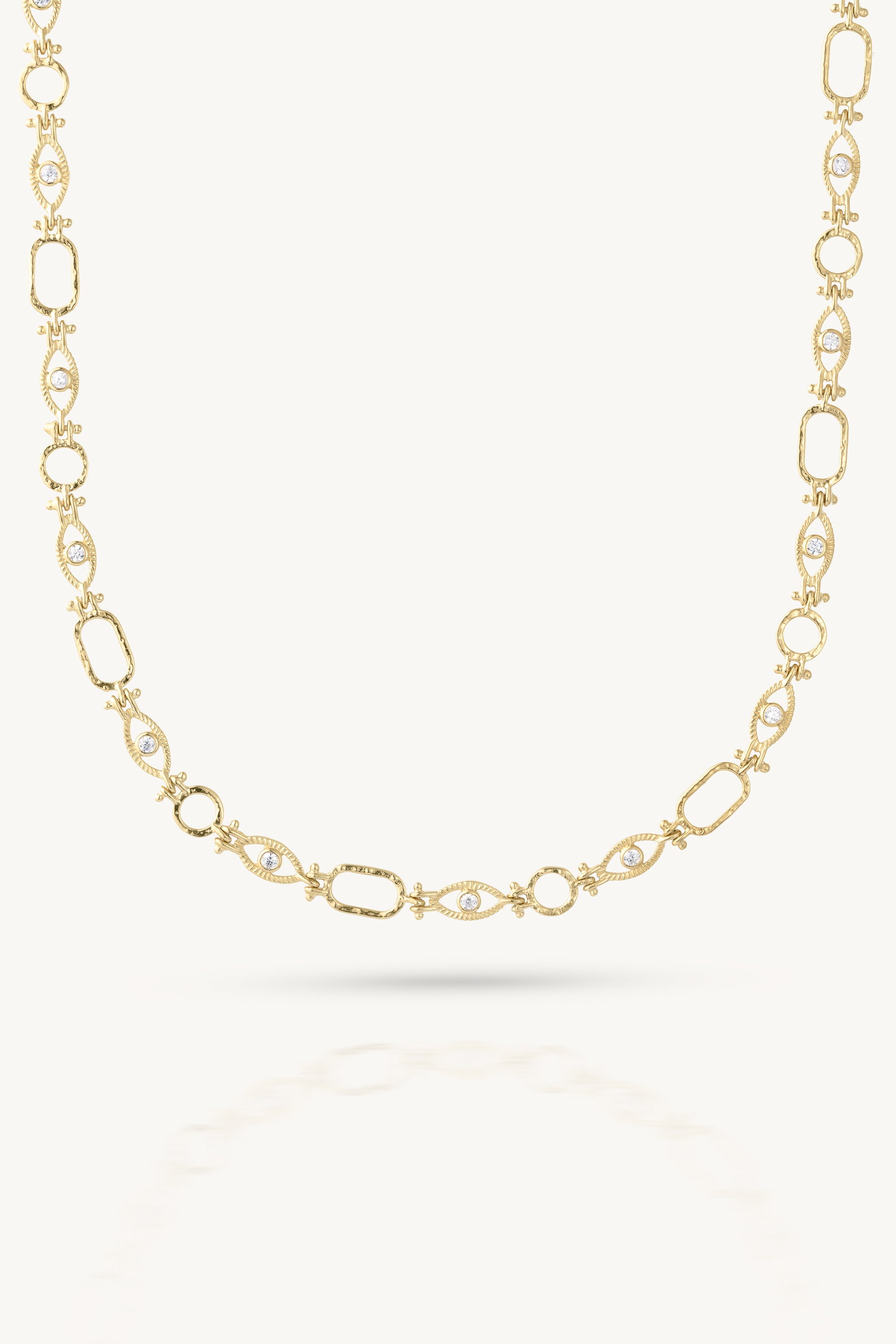 All Seeing Eye Gold Necklace - Spiritual Protection Jewelry for Women & Men - Perfect for Meditation, Yoga & Gift Giving