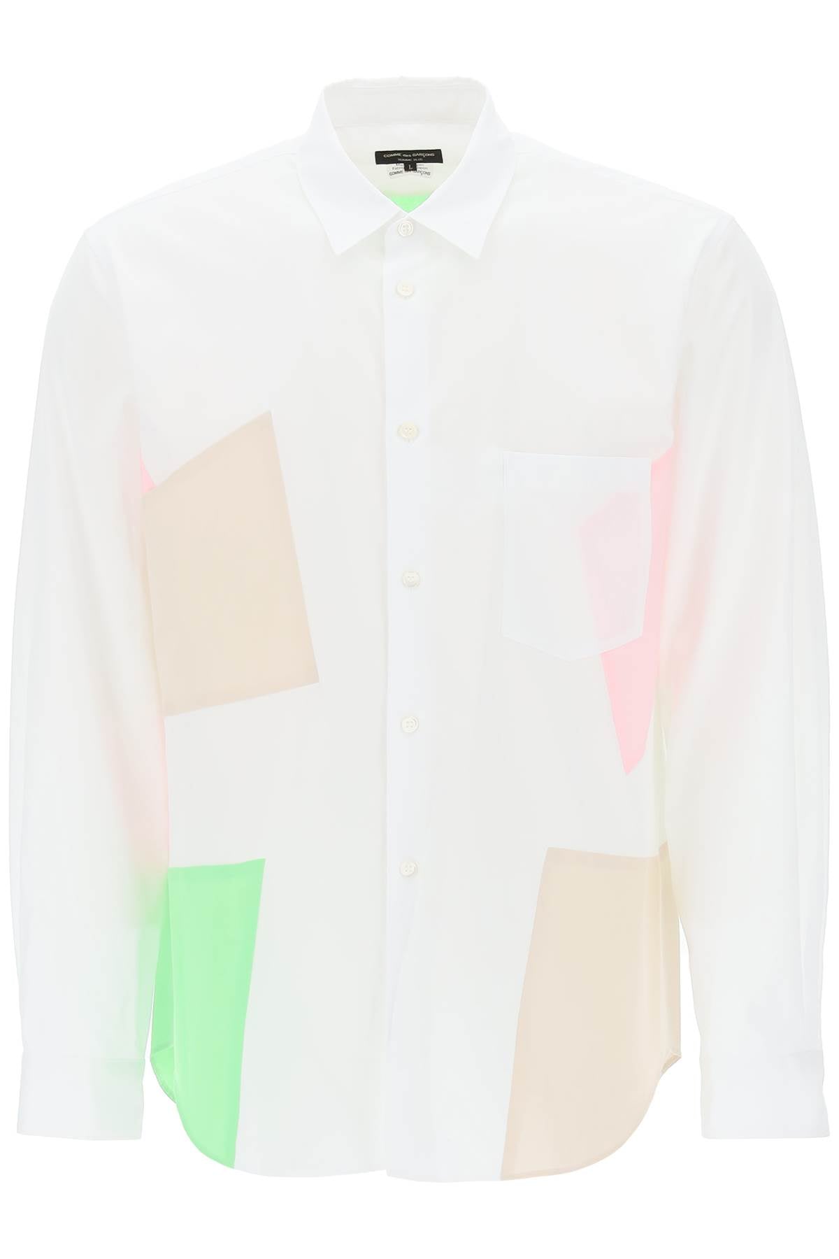 Comme des Garcons Homme Plus Patchwork Shirt for Men - Stylish Designer Casual Wear for Parties & Street Fashion