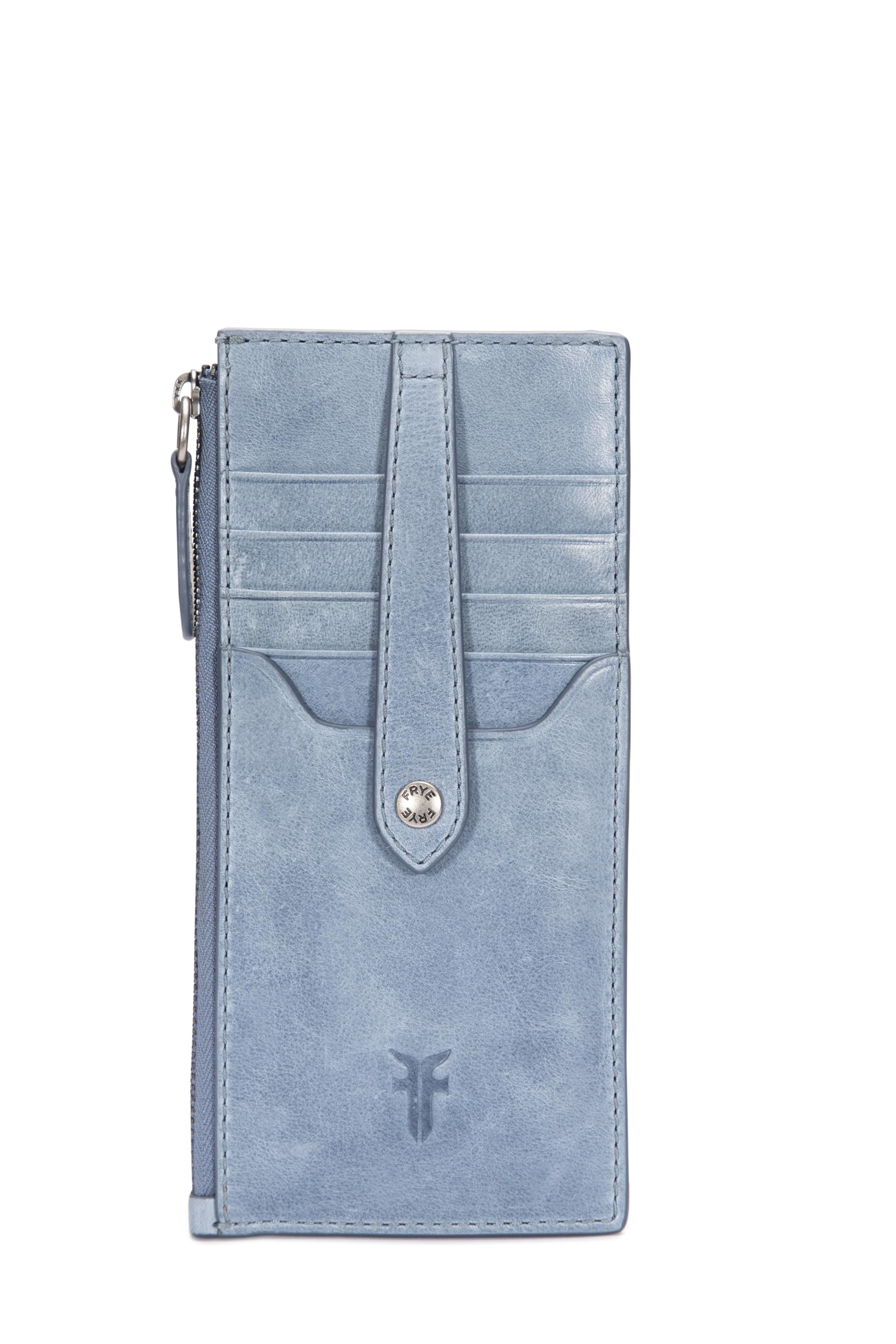 Frye Women's Melissa Snap Card Wallet - Stylish Leather Card Holder for Everyday Use, Travel & Shopping