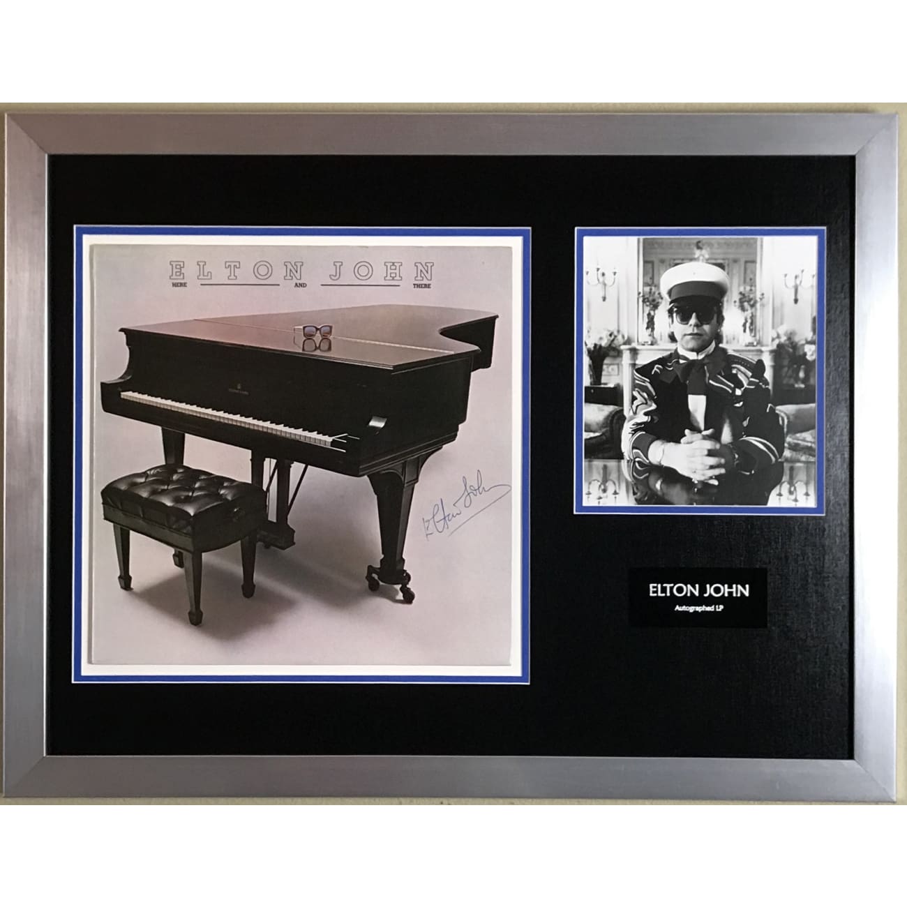 Authentic Elton John Signed Album Collage with Epperson COA - Limited Edition Music Memorabilia for Collectors & Fans - Perfect for Home Decor, Music Room Display & Gift for Elton John Enthusiasts