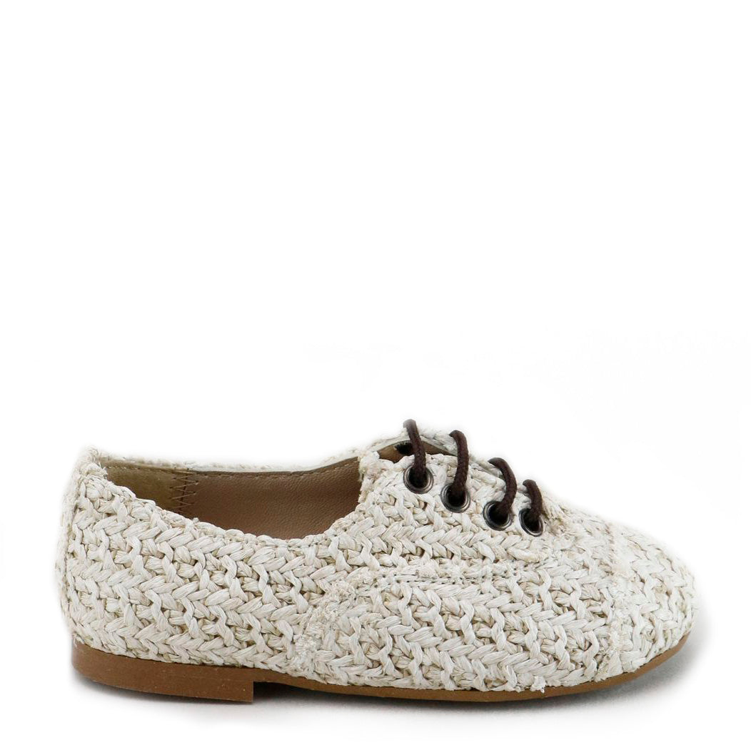 Stylish Papanatas Sand Wicker Lace Oxford Shoes - Comfortable & Breathable for Summer Outings, Beach Walks & Casual Wear