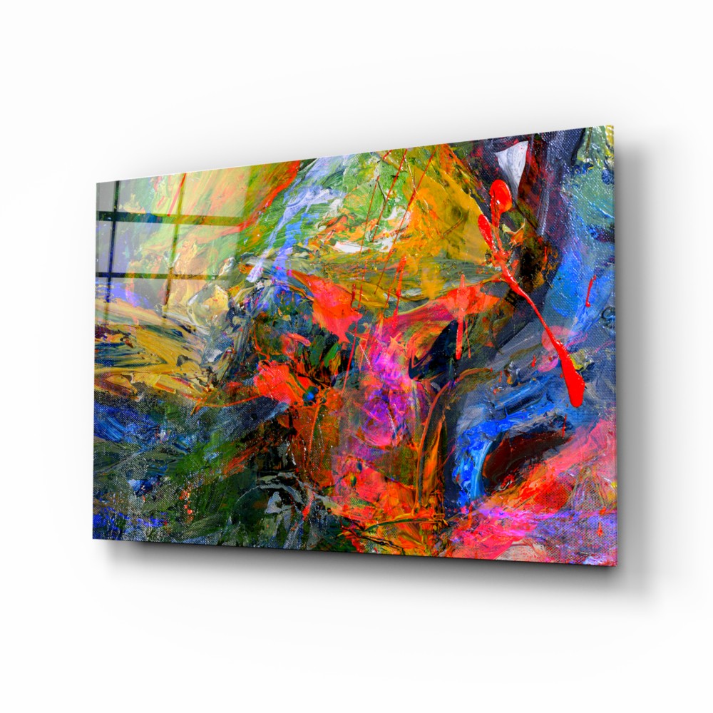 Abstract Art Wall Decor - Modern Canvas Painting for Living Room, Bedroom & Office - Handmade Abstract Vi Artwork for Home & Office Decor