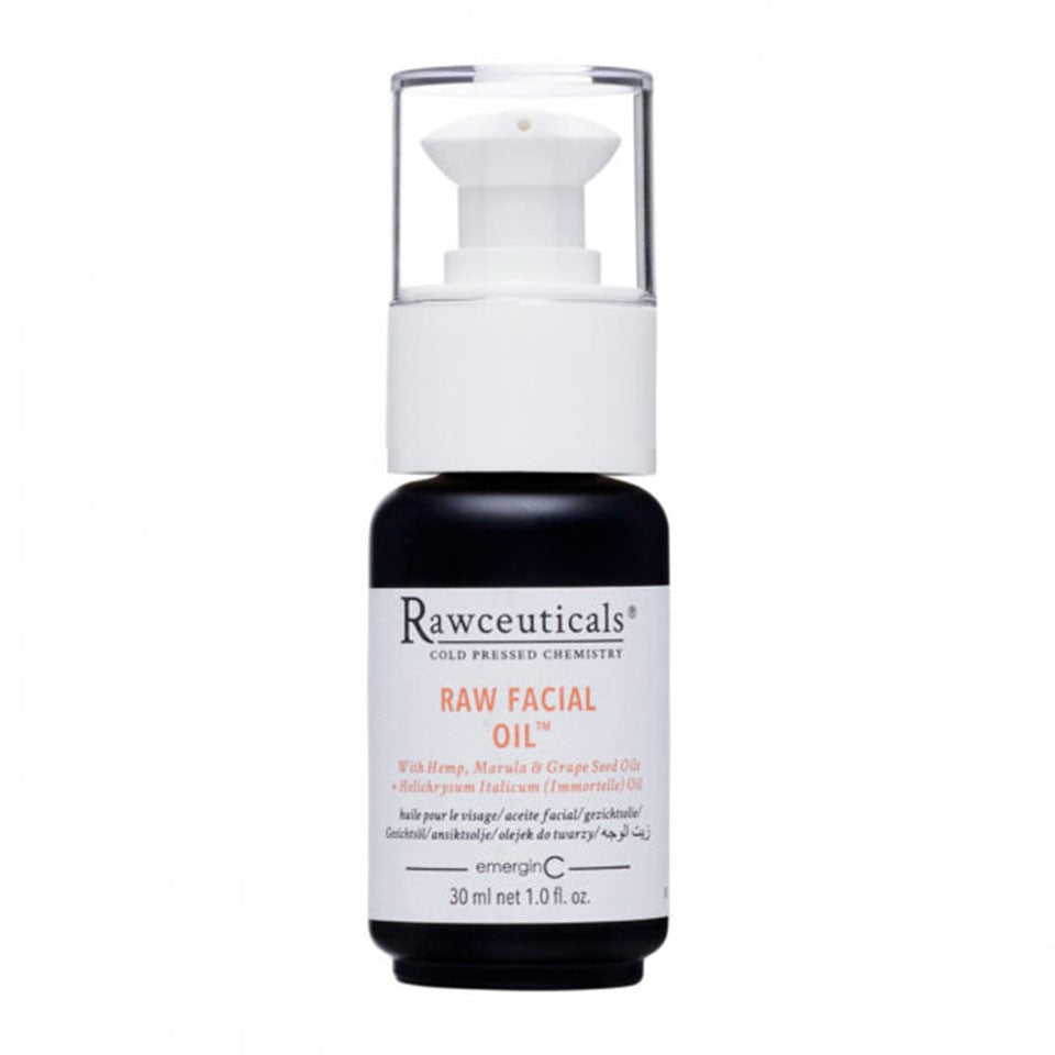 Rawceuticals® Raw Facial Oil - 100% Natural Organic Face Moisturizer for Dry & Sensitive Skin | Anti-Aging & Hydrating Treatment | Perfect for Night Routine & Daily Skincare Regimen