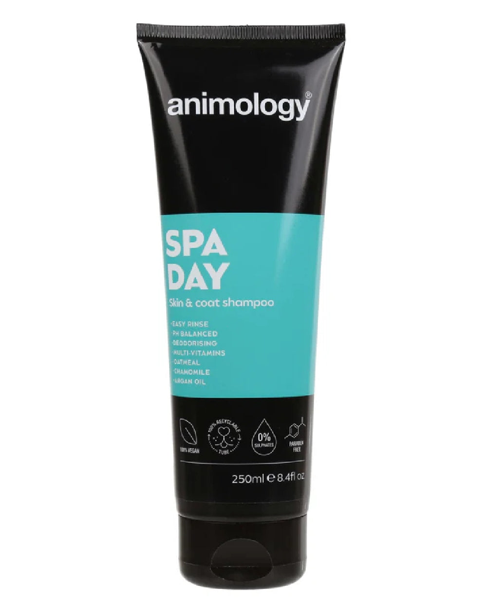 Animology Spa Day Shampoo for Dogs & Cats - 8.5oz (250ml) Gentle Cleansing & Moisturizing Pet Shampoo - Perfect for Grooming, Bath Time & Relaxing Spa Days at Home
