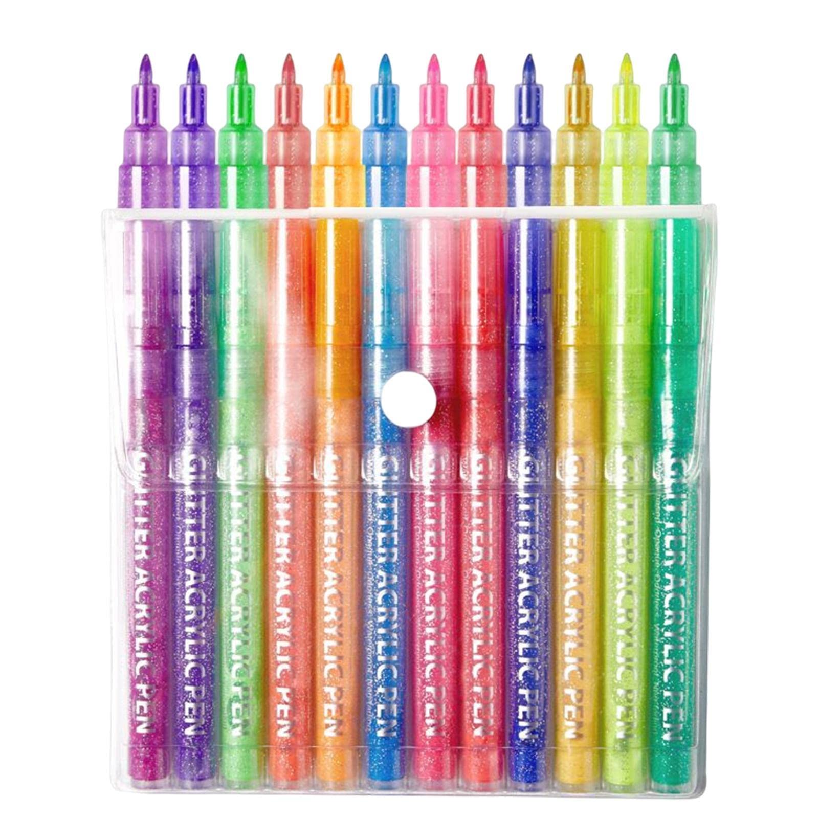 3D Nail Art Pens Set - 12 Vibrant Colors Quick Drying Nail Polish Pens for DIY Nail Design, Home Beginners & Professional Nail Salons | Perfect for Manicures, Nail Extensions & Creative Nail Art