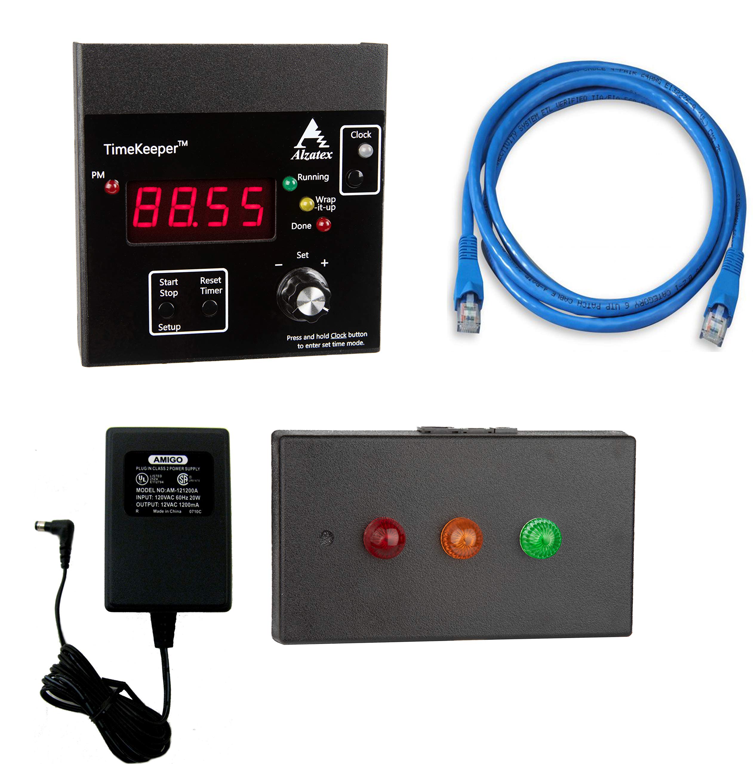 Professional Presentation Timer with Red-Yellow-Green Stop Lights - Countdown Clock for Speeches, Meetings & Classroom Presentations - Perfect for Teachers, Students & Public Speakers