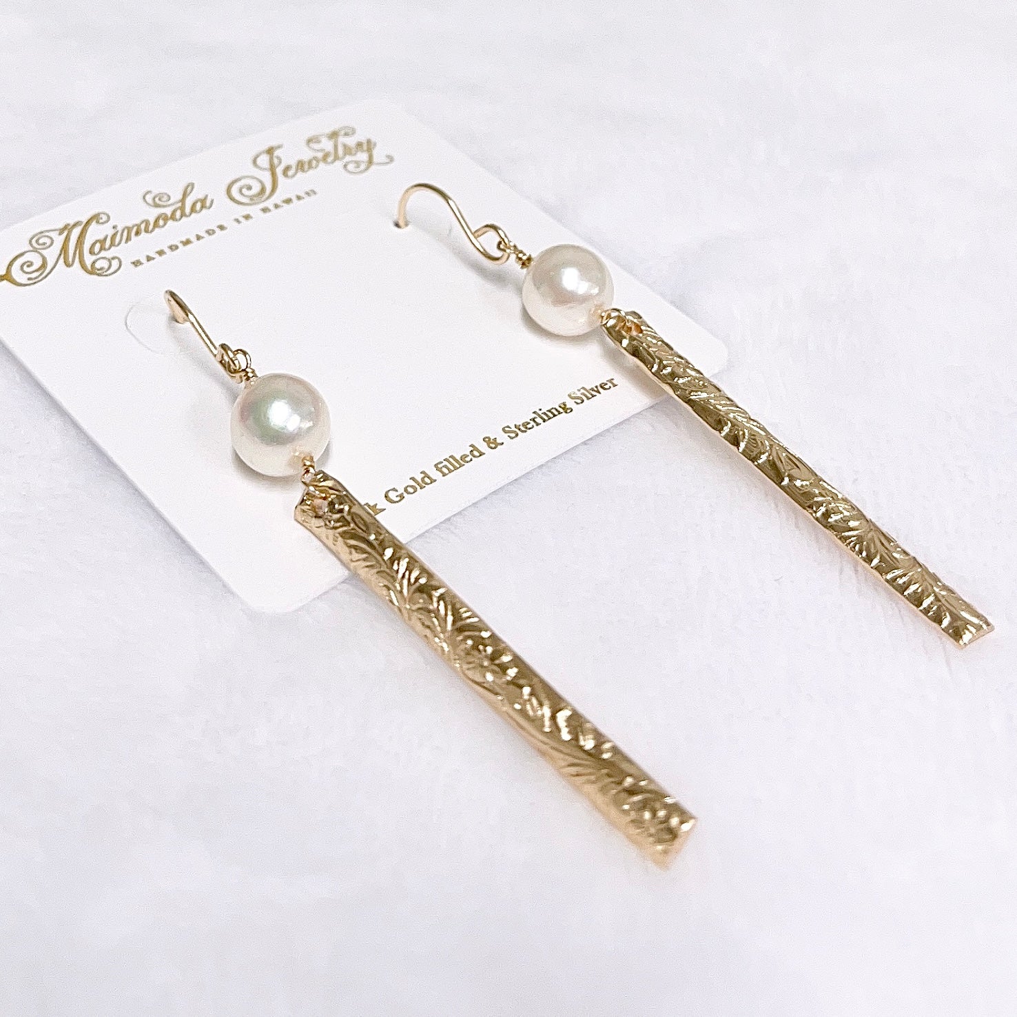Exquisite Akoya Pearl Earrings - MELIA E622 - Elegant & Timeless Jewelry for Women - Perfect for Weddings, Parties & Special Occasions