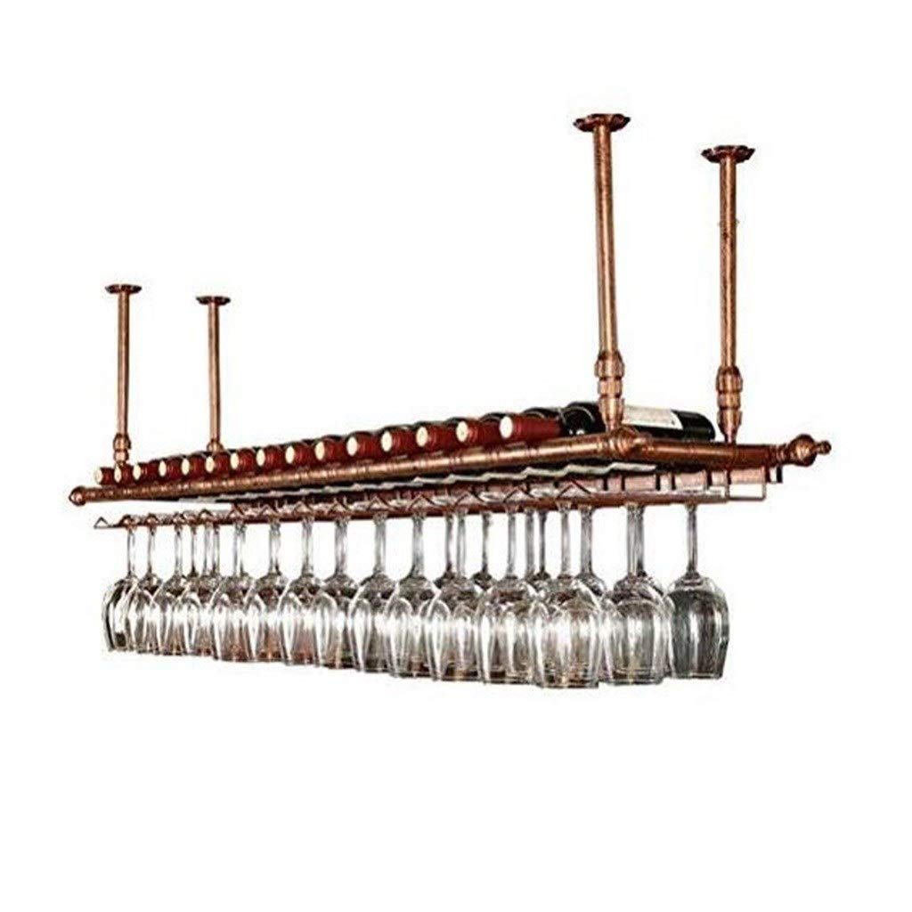 European Style Creative Hanging Wine Glass Rack - Wooden Stemware Holder for Upside Down Glass Storage, Bar & Kitchen Decor (Brown, 60x30cm) - Perfect for Wine Cellars, Home Bars & Restaurant Displays