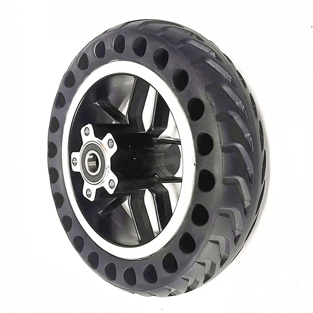8-Inch 200x50 Explosion-Proof Honeycomb Tires for Electric Scooters - 12mm Solid Rubber Wheels Replacement Accessories (Perfect for Commuting, Urban Travel & Last-Mile Transportation)