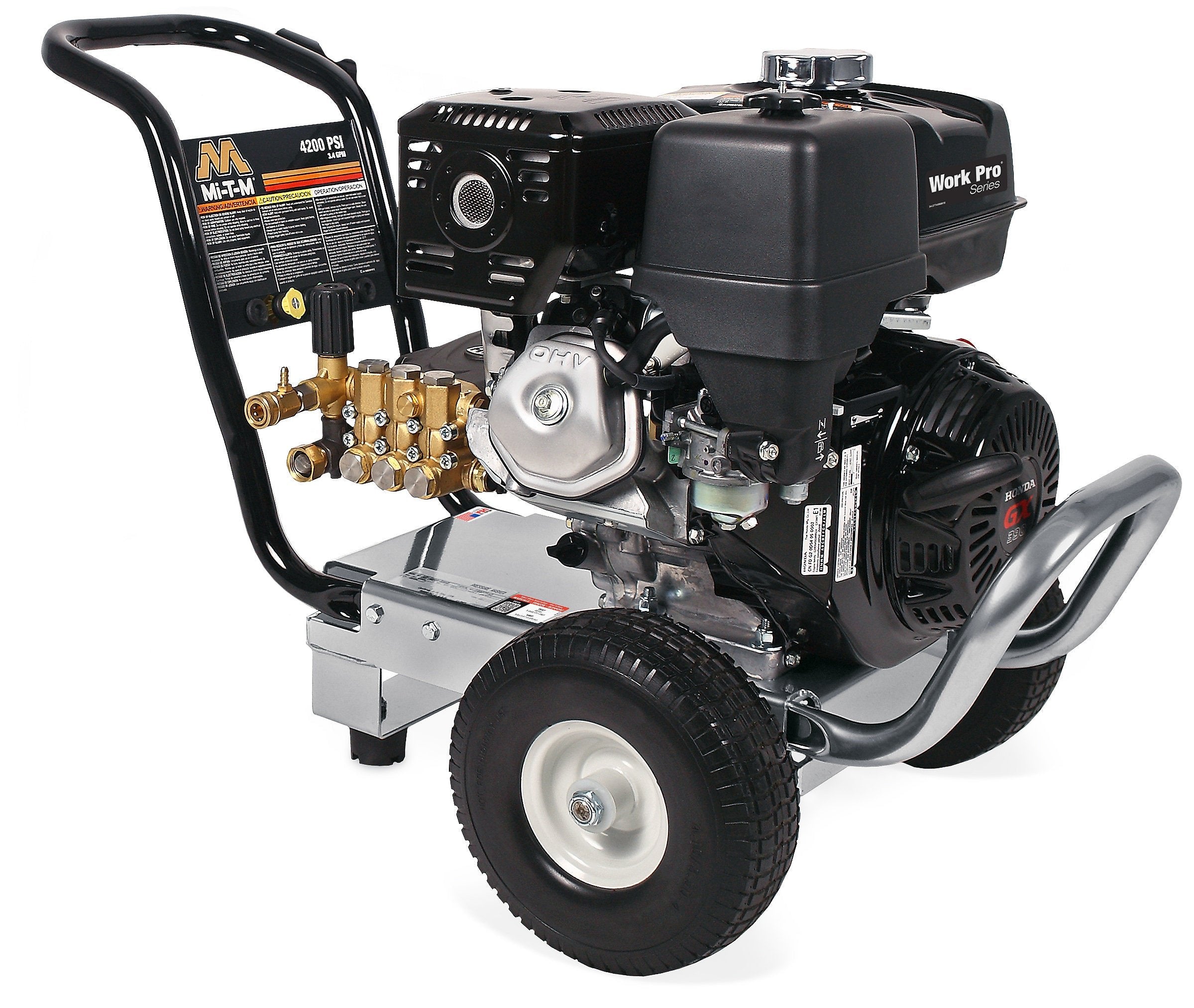 MI T M Work Pro® Series WP 4200 0MHB Gasoline Direct Drive Pressure Washer - Perfect for Home Cleaning, Driveway Washing & Outdoor Equipment Maintenance