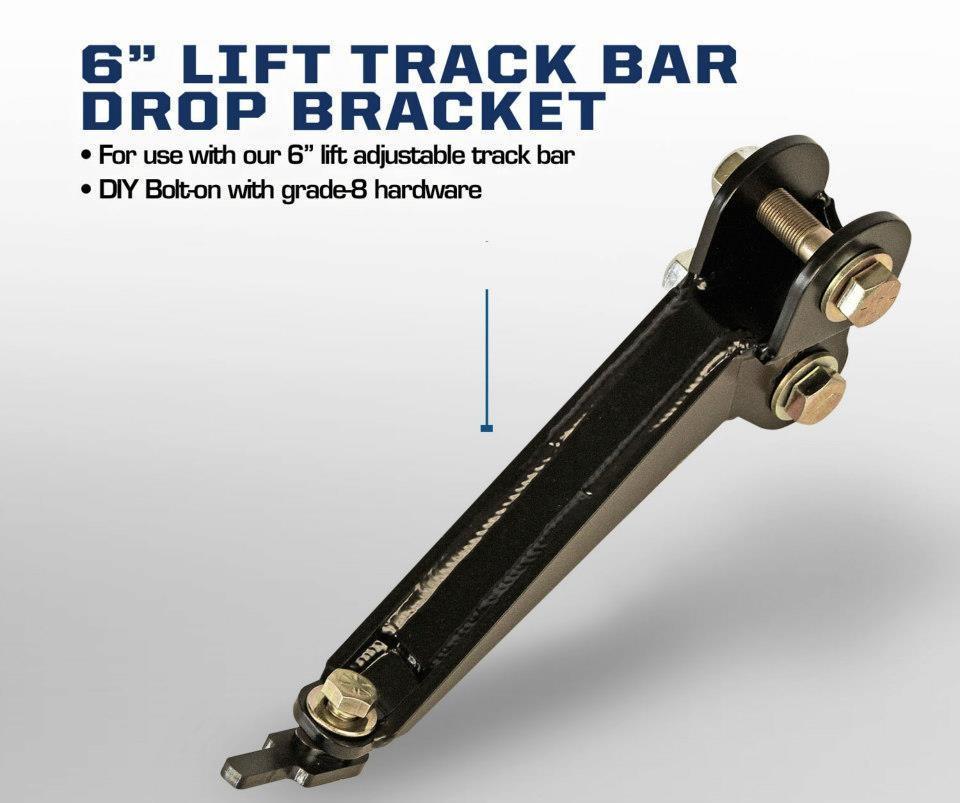2003-2012 Dodge Ram 2500/3500 Track Bar Drop Bracket for 6-Inch Lift Kit | Heavy-Duty Suspension Upgrade for Off-Road & Towing