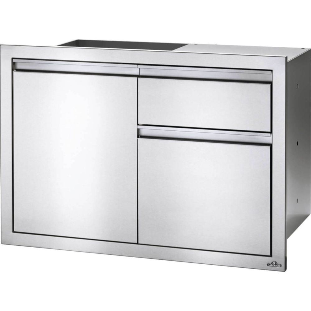 Napoleon BI 3624 1D2DR 36 x 24 Inch Single Door & Standard Drawer Combo Cabinet - Perfect for Kitchen, Bathroom, and Office Storage Organization