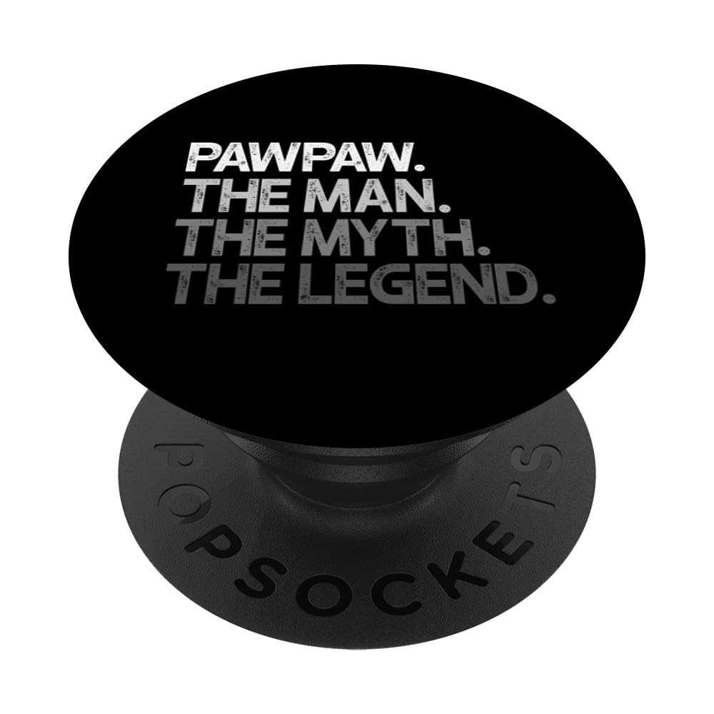 Pawpaw The Man Myth Legend PopSockets Adhesive PopGrip - Swappable Phone Grip & Stand for iPhone, Samsung & Smartphones - Perfect for Selfies, Gaming & Secure Phone Handling