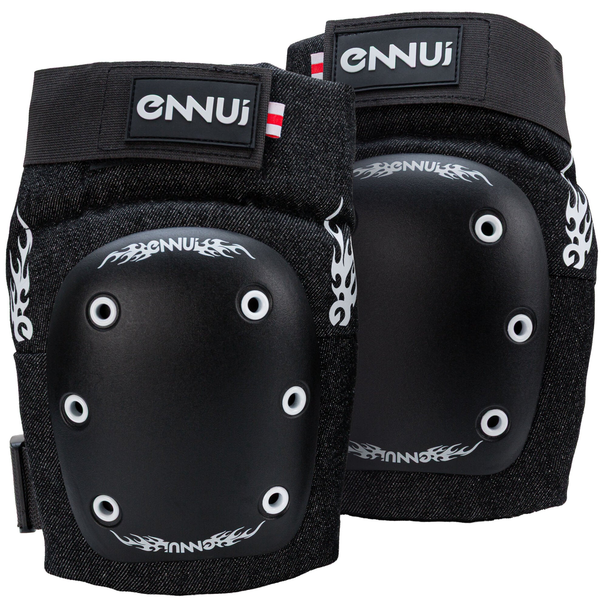 Best Street Knee Pads for Skating & Sports - Tribal Design Protective Gear for Skateboarding, BMX, Rollerblading & Outdoor Activities