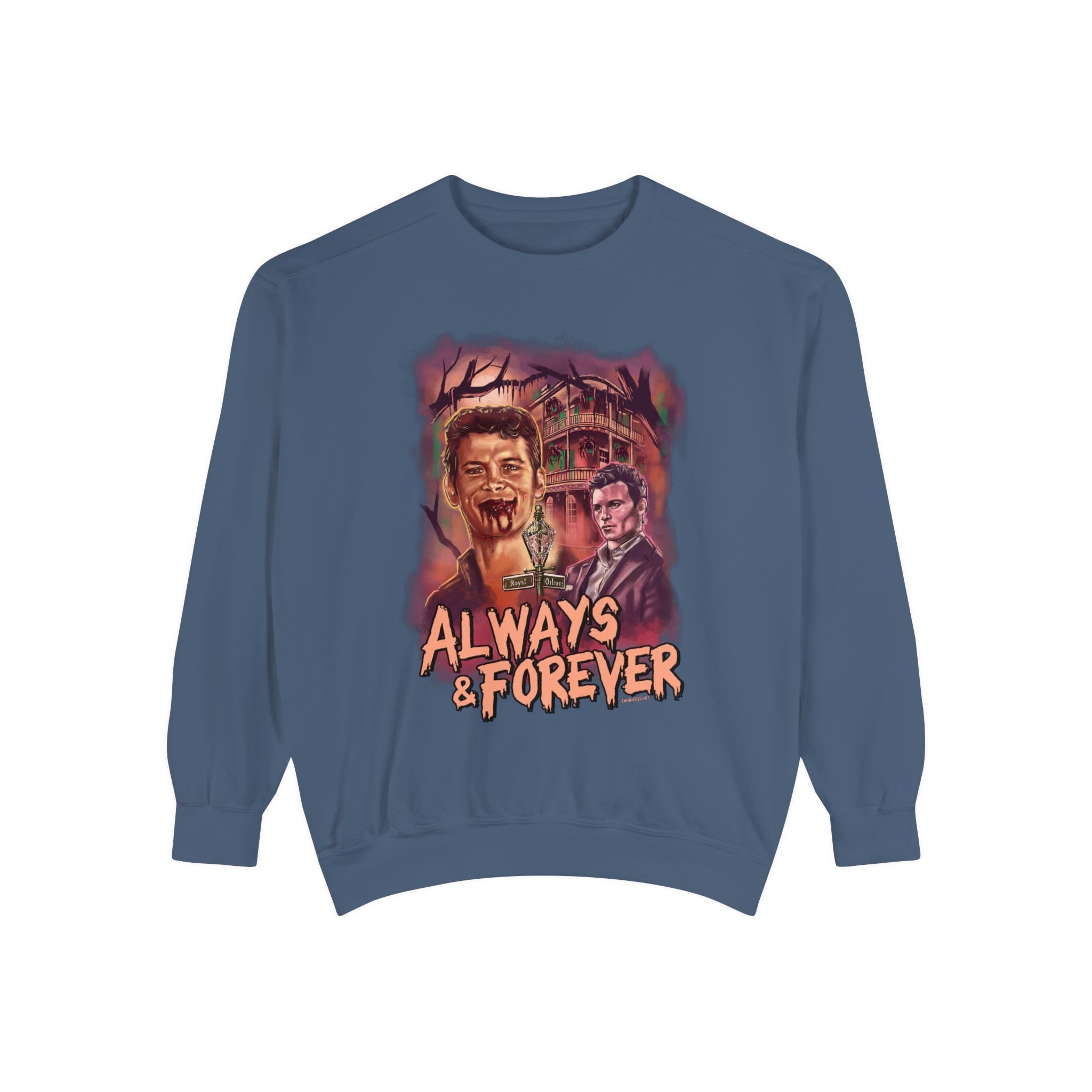 Klaus Mikaelson Sweatshirt | The Originals TV Show Merch | Vampire Diaries Fan Gift | Elijah Mikaelson Hoodie | Comfortable & Stylish for Cosplay, Halloween & Fan Gatherings