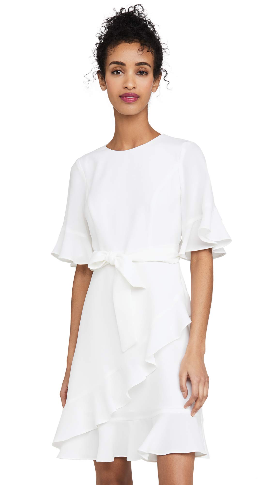 Shoshanna Women's Short Sleeve Summer Dress - Flowy Casual Mini Dress for Beach, Party & Everyday Wear | Lightweight & Comfortable